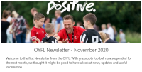 OYFL November newsletter