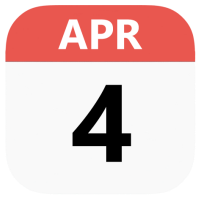Calendar 4 Apr