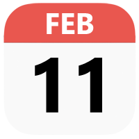 Calendar 11 Feb