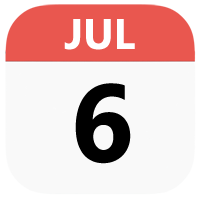 Calendar 6 Jul