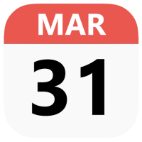 Calendar 31 March