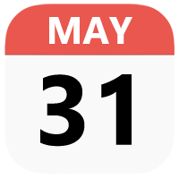 Calendar 31 May