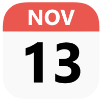 Calendar 13 November